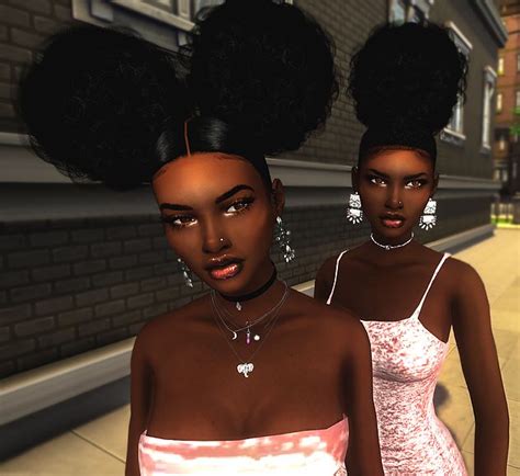 Ebonixsims Sims 4 Afro Hair Sims 4 Black Hair Sims Hair