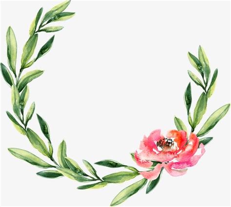 Vector illustration of hand drawn flower and floral wreaths in f. Hand Painted Watercolor Wreath Wreath | Wreath watercolor ...