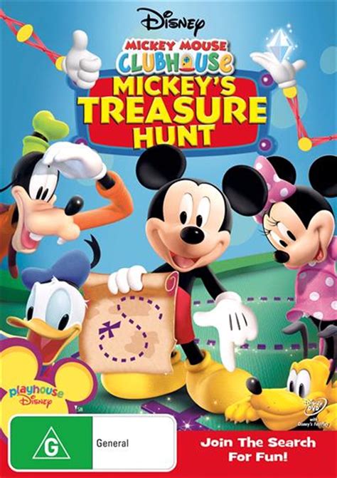 Buy Mickey Mouse Clubhouse Mickeys Treasure Hunt On Dvd On Sale