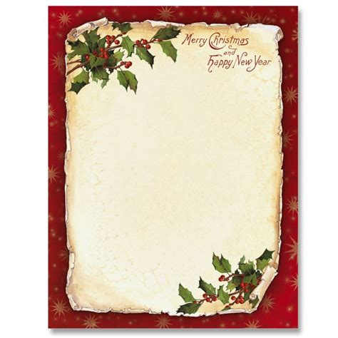 Old Fashioned Holly Border Papers Borders For Paper