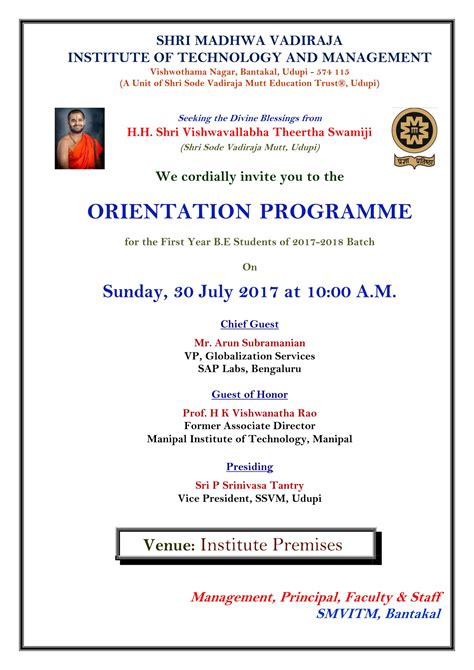 Orientation Day For First Year Be Students Sode