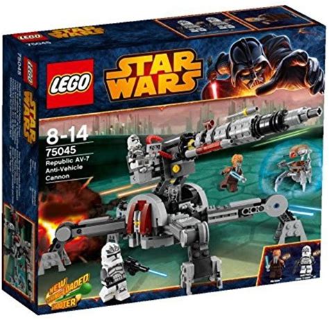 Lego Star Wars Set 75045 Republic Av 7 Anti Vehicle Cannon Amazon