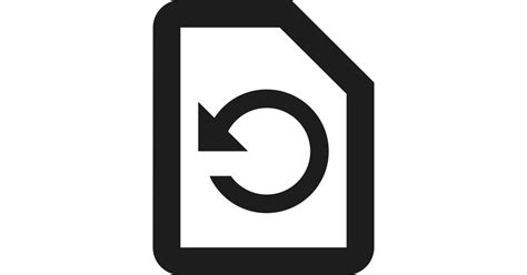 Restore Page Free Vector Icon Iconbolt