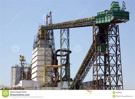 Cement plant stock photo. Image of work, tower, industry - 9028560