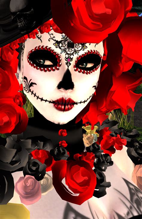 dia de muertos catrina muy bonito maquillaje intentenlo se ve genial slvh halloween look