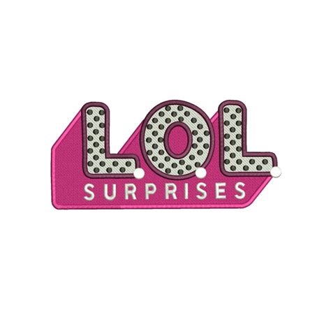 Lol Surprise Logo Filled Embroidery Design