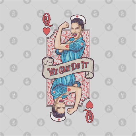 vintage queen of hearts nurse we can do it card nurse tapestry teepublic