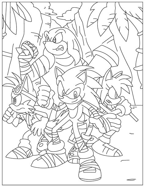 23 Sonic Coloring Pages For Littles (Free PDF Printables)