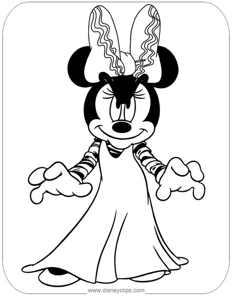 Top 10 beauty disney halloween coloring pages for kids. Disney Halloween Coloring Pages (3) | Disneyclips.com