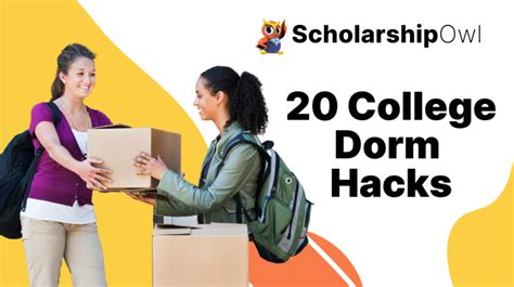20 College Dorm Hacks Scholarshipowl