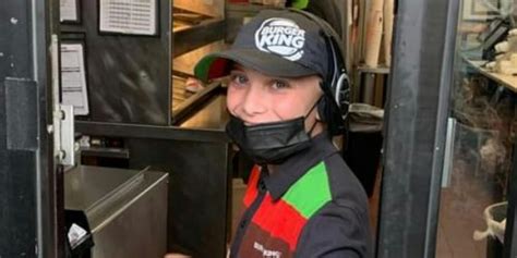 Man Criticized For Celebrating Kid Son Working At Burger King