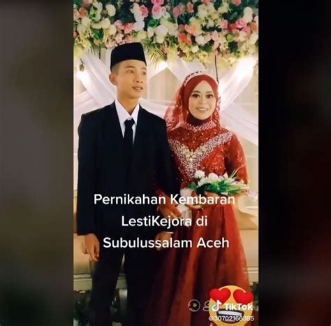 Andaı saja kakak tıdak menggodaku. Viral Momen Pernikahan di Aceh, Pengantin Wanita Disebut Kembaran Lesti Kejora