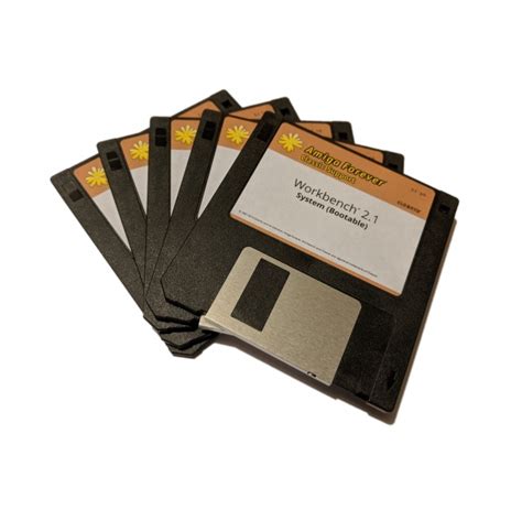Workbench 21 Disk Set Cloanto New Real 35 Dd Floppy Disk Sordan