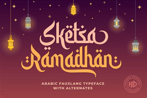 Sketsa Ramadhan Font - Dafont Free