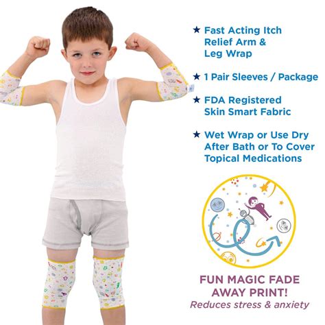 Eczema Arm And Leg Wet Wrap Sleeves For Children Soothems