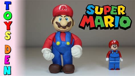 How To Make Mario Polymer Clay Tutorial Super Mario Play Doh Clay Mario