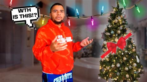 my girlfriend tried to surprise me early for christmas vlogmas day 1 youtube