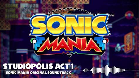 Sonic Mania Ost Studiopolis Act 1