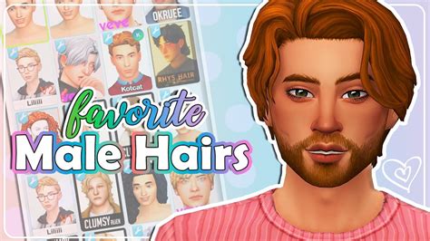 Favorite Male Maxis Match Hairs The Sims 4 Custom Content Showcase