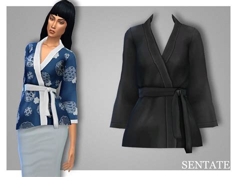 Sentates Sakura Kimono Jacket Sims 4 Clothing Sims 4 Clothes