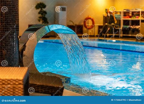 Interior Swimming Pool In Luxury Hotel Spa Center Stock Image Image