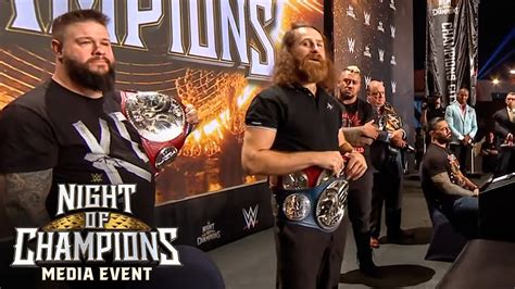 Full WWE Night Of Champions Media Event Highlights YouTube