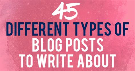 Different Types Of Blog Posts You Can Write About Content Upgrade