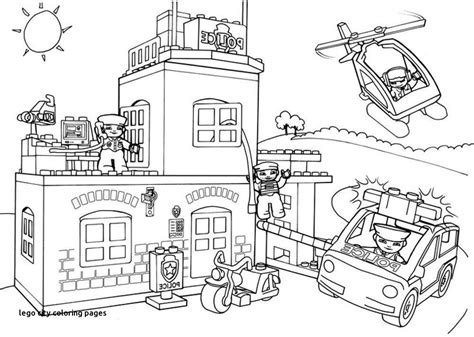 Lego City Police Coloring Pages at GetDrawings | Free download