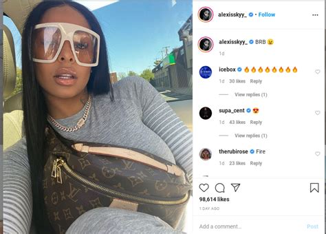 Pretty Gyal Tings Alexis Skyy S Jaw Dropping Beauty Post Drives Fans Wild