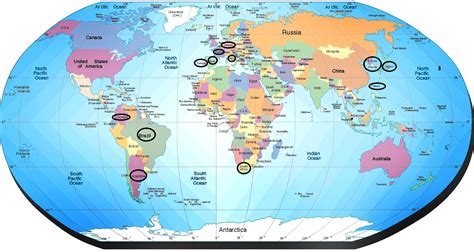 Mapa Geografico Fútbol Y Mucho Más