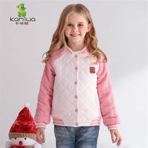 Jacket For Girls Plaid Quilted Girls Winter Coats Cotton Teenage