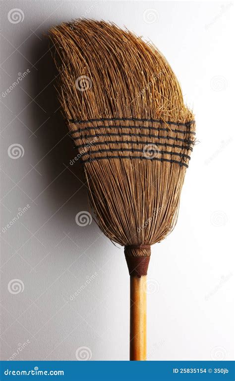 Old Straw Broom Stock Photo Image Of Broom Bristle 25835154