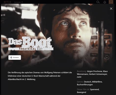Das Boot Auf Netflix 2024 Den Kinofilm Online Streamen