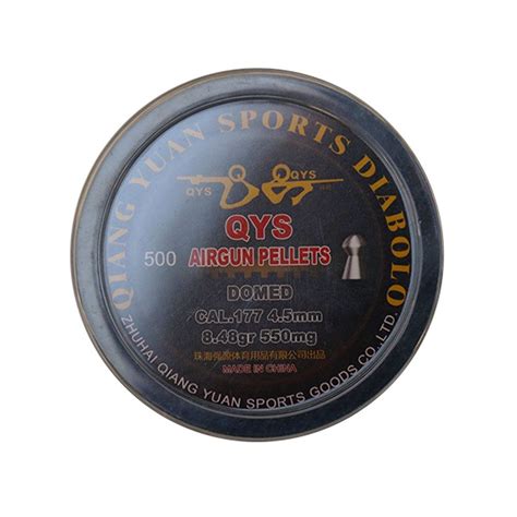 Can i legally control pests with an airgun? QYS Diabolo Domed Pellets .177 / 4.5mm - 500 Pack