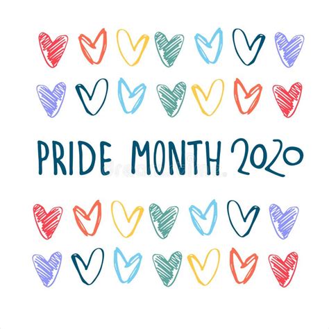 Pride Month 2020 Month Of Sexual Diversity Celebrations Hand Lettered