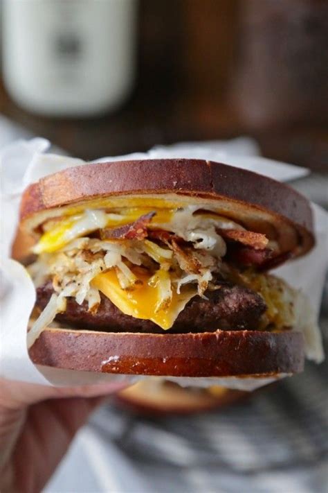 Here's a great vegetarian sandwich that includes a delicious almond sandwich bread recipe. Cinnamon Swirl Loaded Breakfast Sandwich | Recipe | Food, Brunch recipes, Food recipes