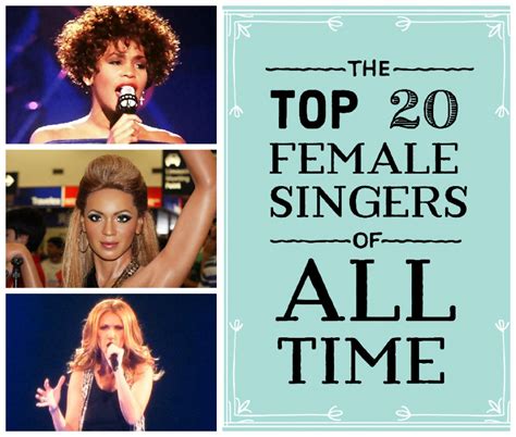 Top 20 Best Female Singers Of All Time