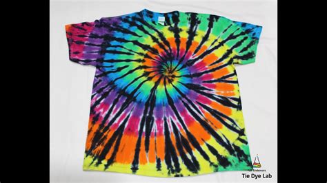 This is daniel with roslyn rags. Making A Rainbow and Black Spiral Tie Dye Shirt - YouTube