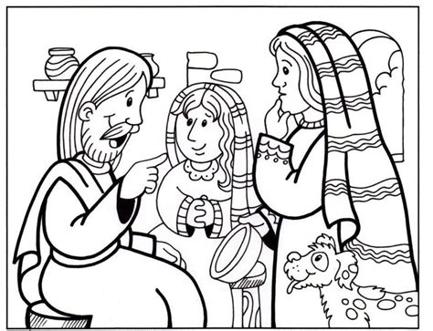 You cannot redistribute this set of images online but you can create a link to the relevant page on freebibleimages.org to allow others to download these images under the same. 17 best images about Mary and Martha Coloring Pages on ...