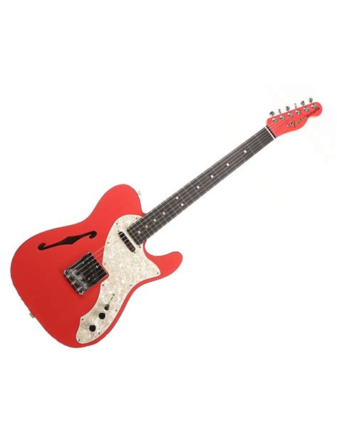 Fender Fsr 2 Tone Telecaster Thinline W Ebony Fingerboard Fiesta Red