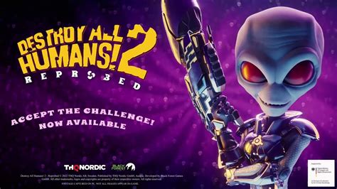 Destroy All Humans 2 Reprobed Challenge Accepted Trailer Ps5