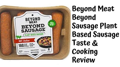 Food Cooking And Trying The Beyond Meat Sausage Youtube