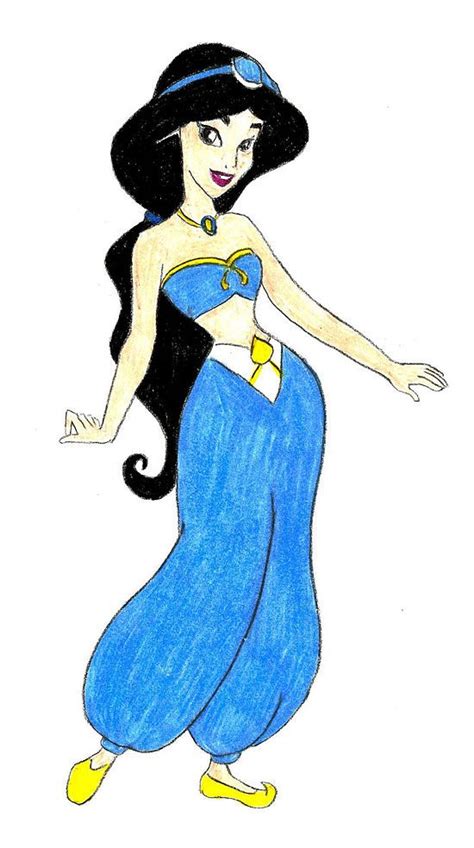 How To Draw Jasmine From Aladdin Disney Princess Drawings Disney