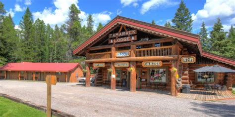 Historic Tamarack Lodge And Cabins Hungry Horse Montana Crown Of