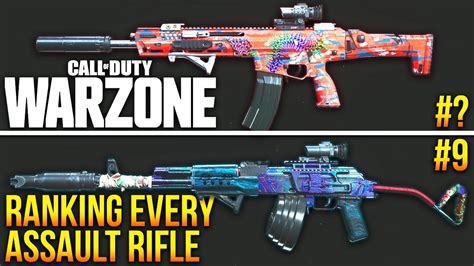 Call Of Duty Warzone Ranking Every Assault Rifle Warzone Best
