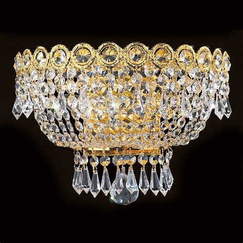 Empire 3 Light Crystal Wall Sconce1900w126g