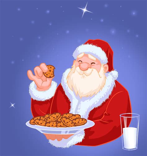 Santa Eating His Cookiesanimated Christmas Photo 17597553 Fanpop