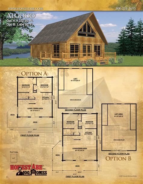 Popular Log House Floor Plans