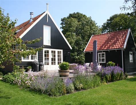 Sky blue photo by courtesy of sue solmos and. La Maison Boheme: Black Cottage, White Trim