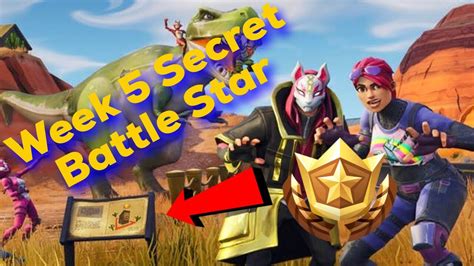 Week 5 Secret Battle Star Fortnite Season 5 Youtube